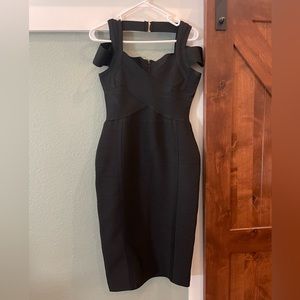 Black bandage dress